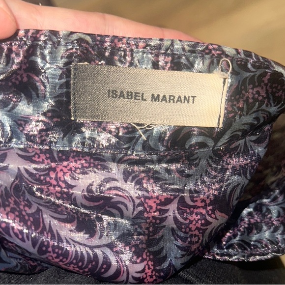 Isabel Marant Purple Casual Button Down Shirt - Picture 2 of 5